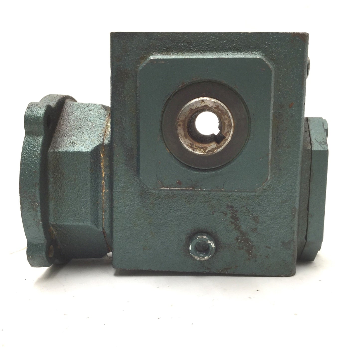 Used Grove Gear FHMQ213-2 Left Angle 5:1 Gear Reducer, Frame: 48C, Input: 1.05HP