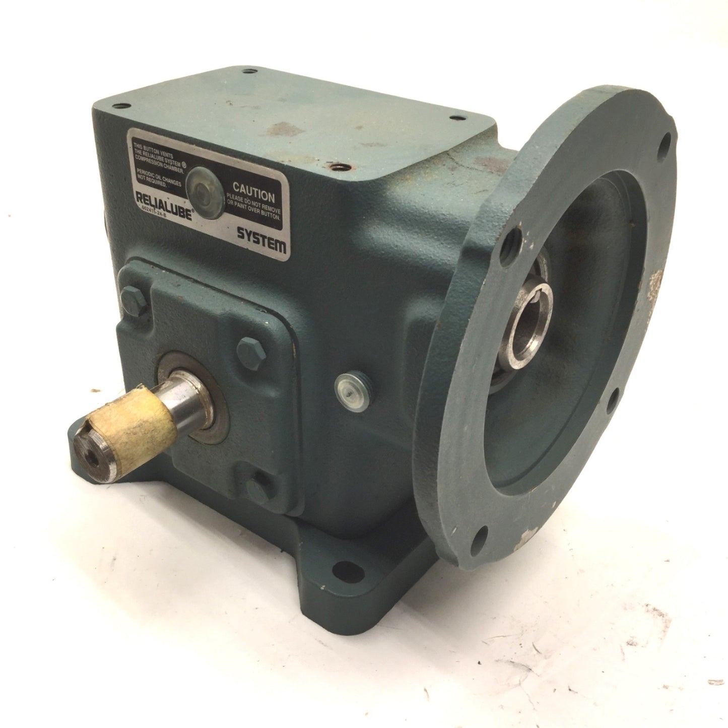 Used Dodge Tigear MR94750 E WY Worm 5:1 Gear Reducer, Torque 420 in-lbs, Input 2.59HP