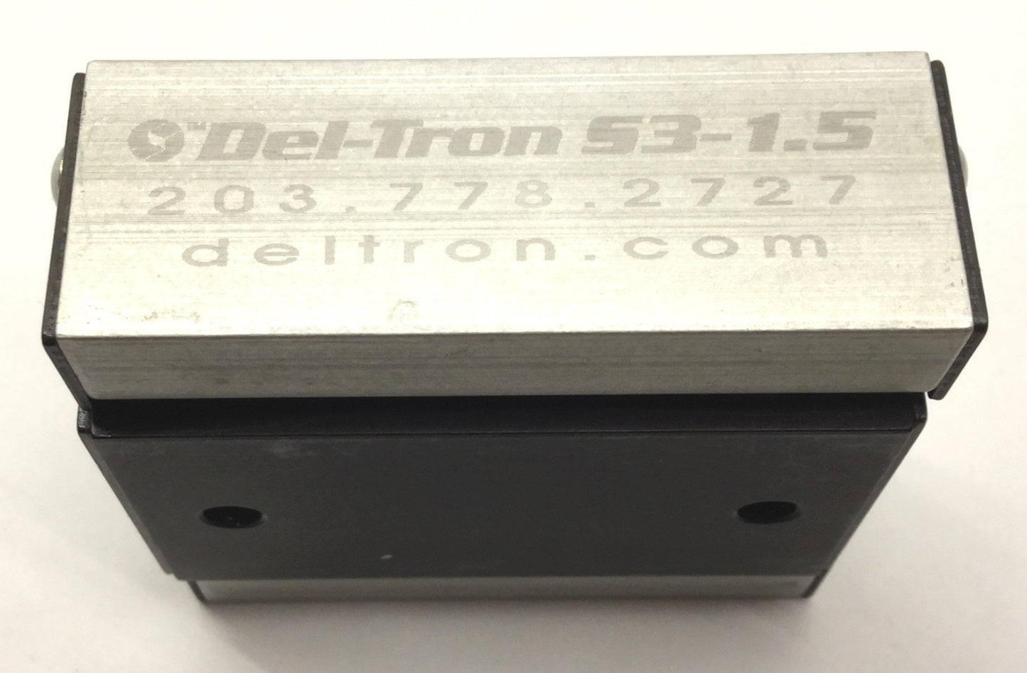 Used Del-Tron S3-1.5 Ball Bearing Slide Travel: 1-1/2" Length: 2-5/8" Width: 2-5/8"