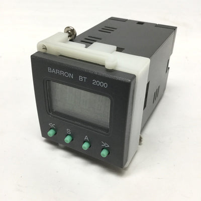 Used Barron BT2000 Multi-Function Timer 12-260V AC/DC Supply, 8A 240VAC Contact SPDT