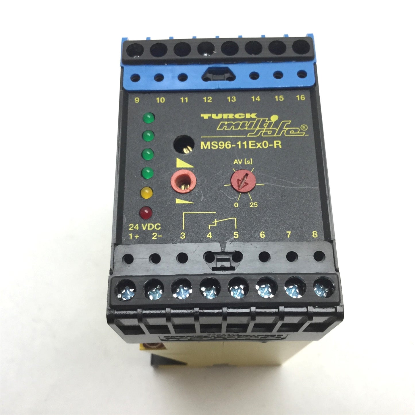 Used Turck MS96-11EX0-R Multisafe Flow Monitoring Controller, Supply: 22-26VDC