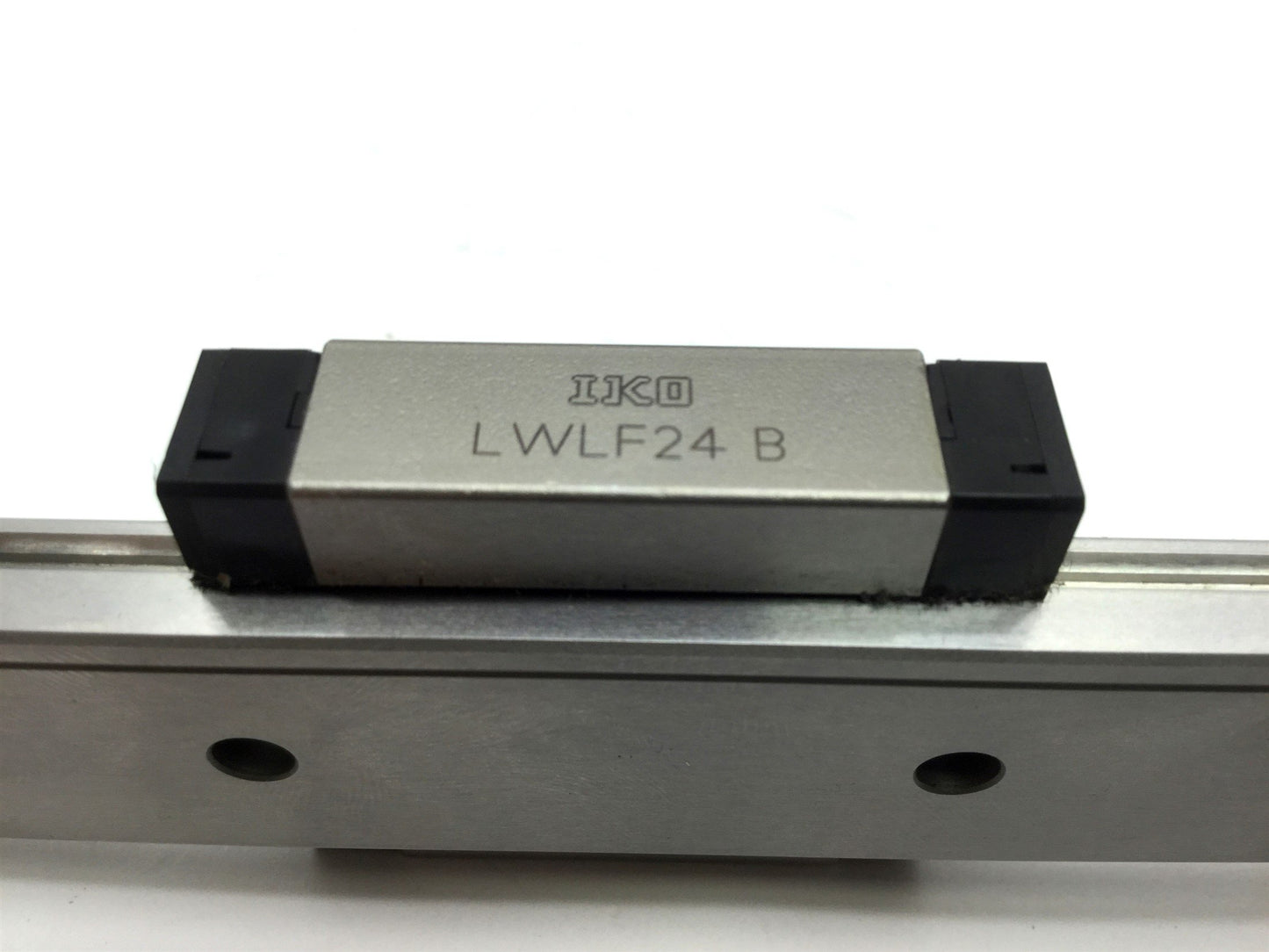 Used IKO LWLF24 B Linear Rail With 1 Carriage, Rail: 318mm Long x 24mm Wide