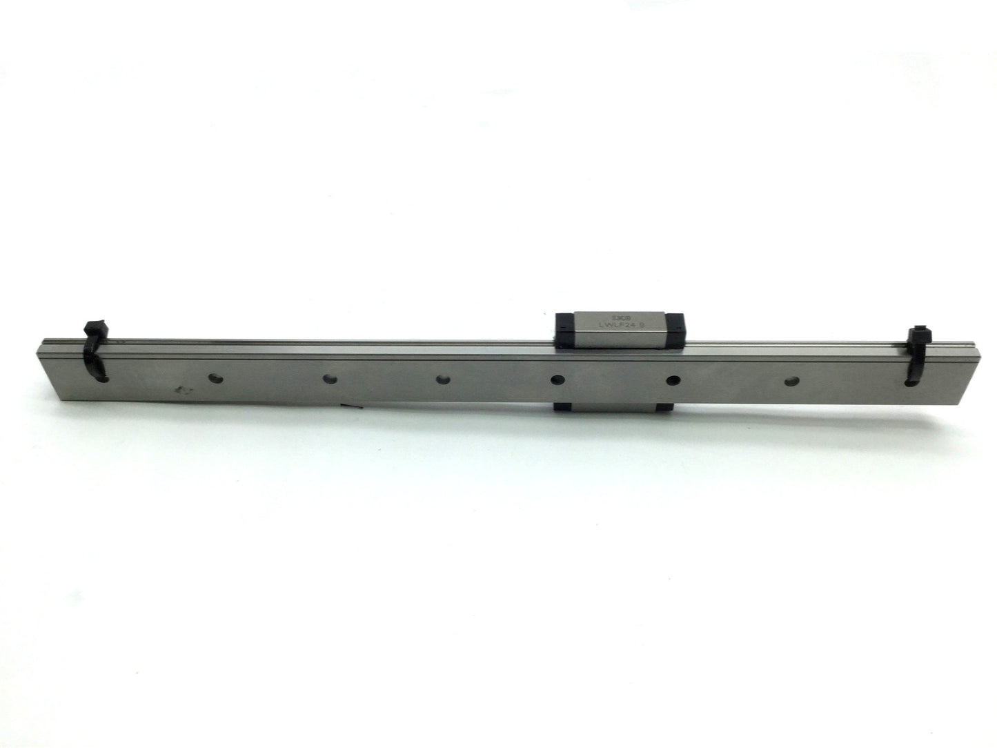 Used IKO LWLF24 B Linear Rail With 1 Carriage, Rail: 318mm Long x 24mm Wide