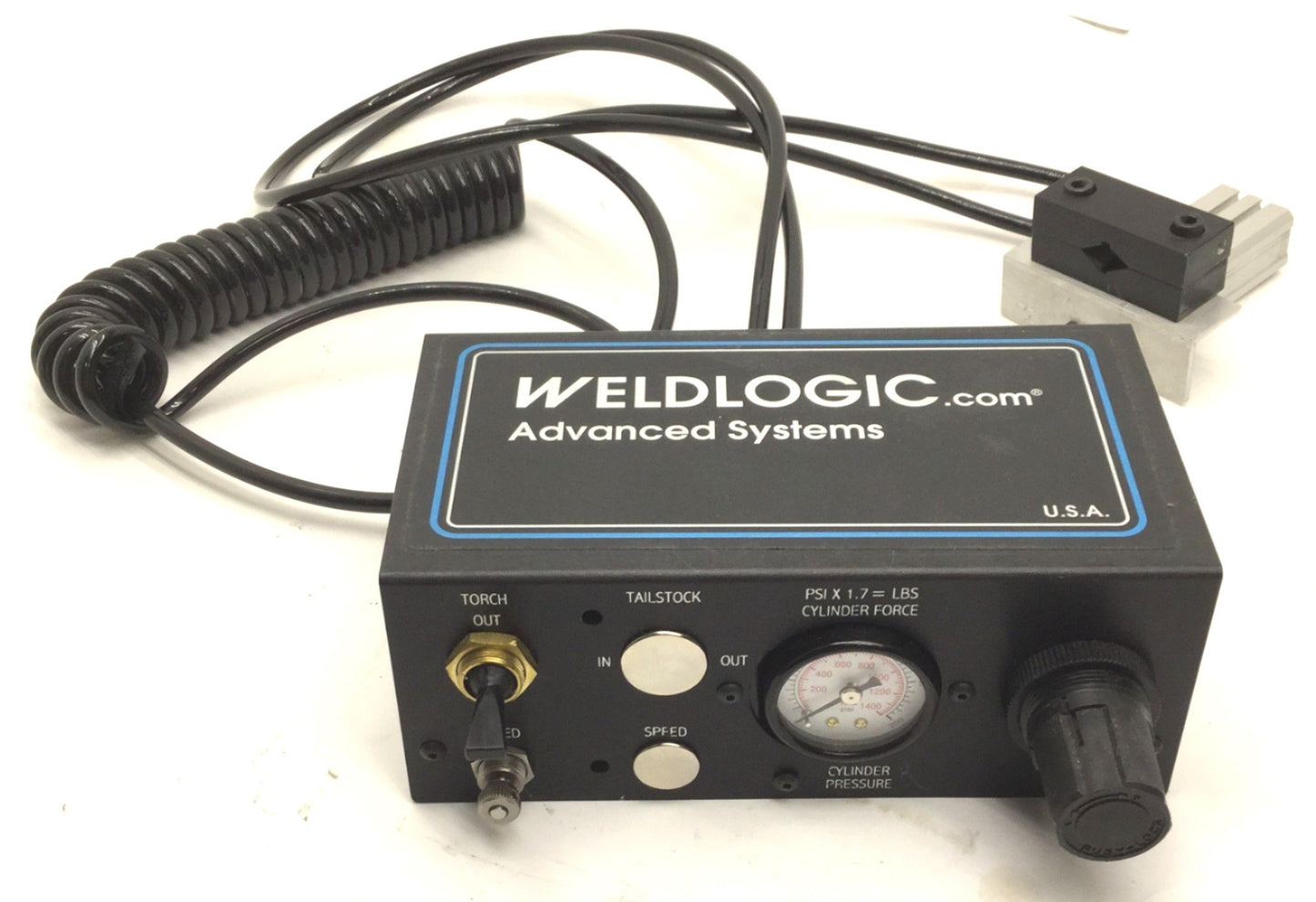 Used Weldlogic Advanced Systems 1206170 Welding Controller Regulator Range: 0-200psi