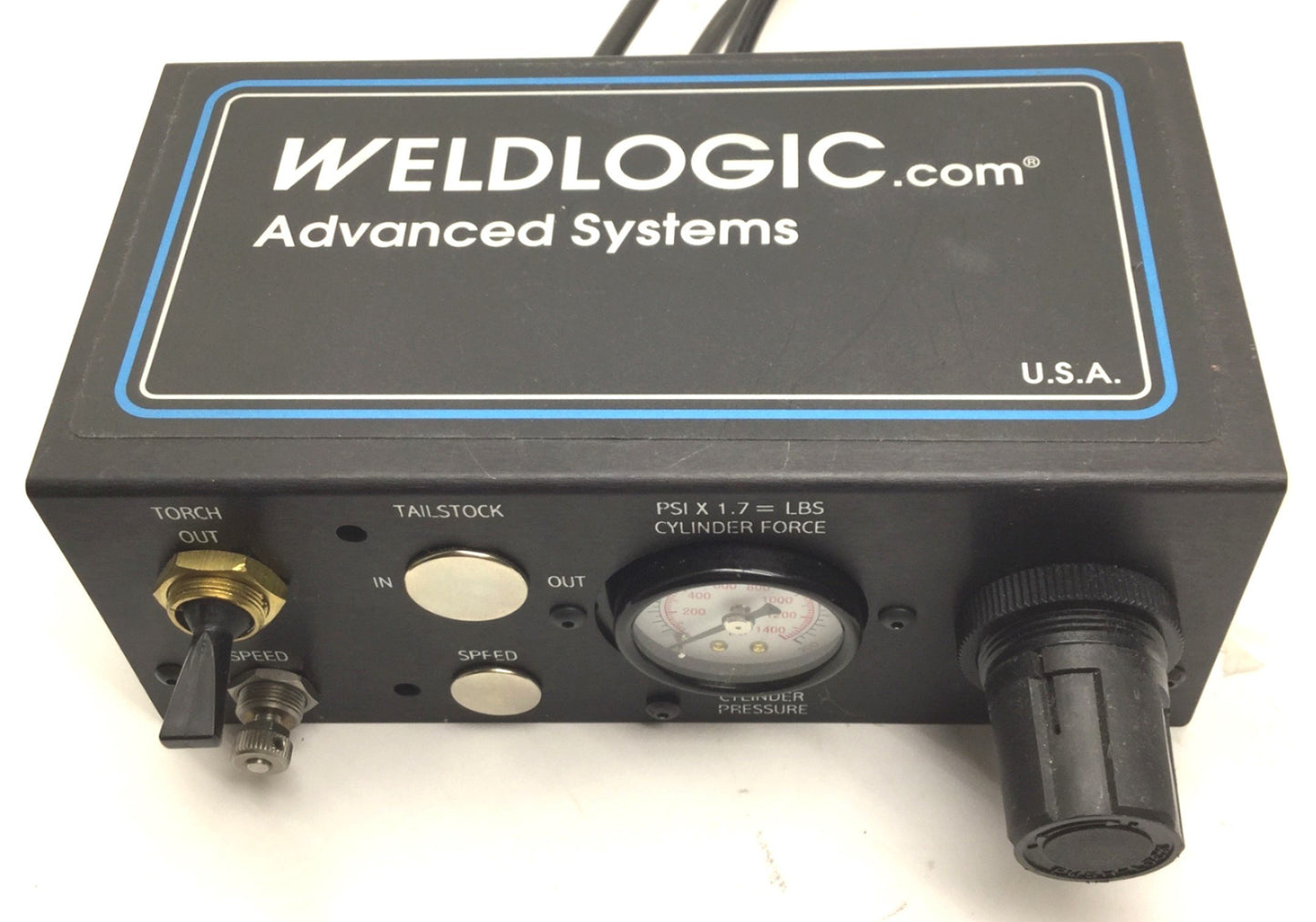 Used Weldlogic Advanced Systems 1206170 Welding Controller Regulator Range: 0-200psi