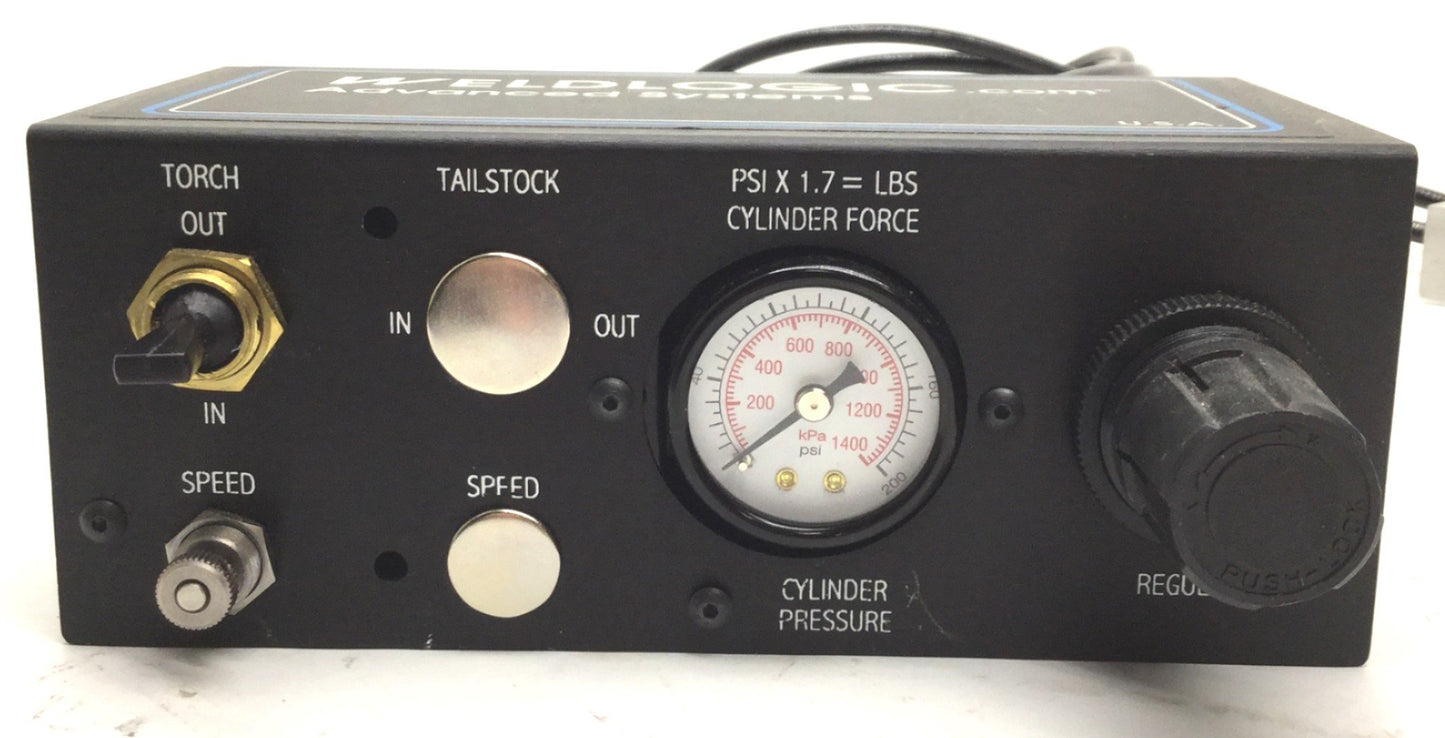 Used Weldlogic Advanced Systems 1206170 Welding Controller Regulator Range: 0-200psi