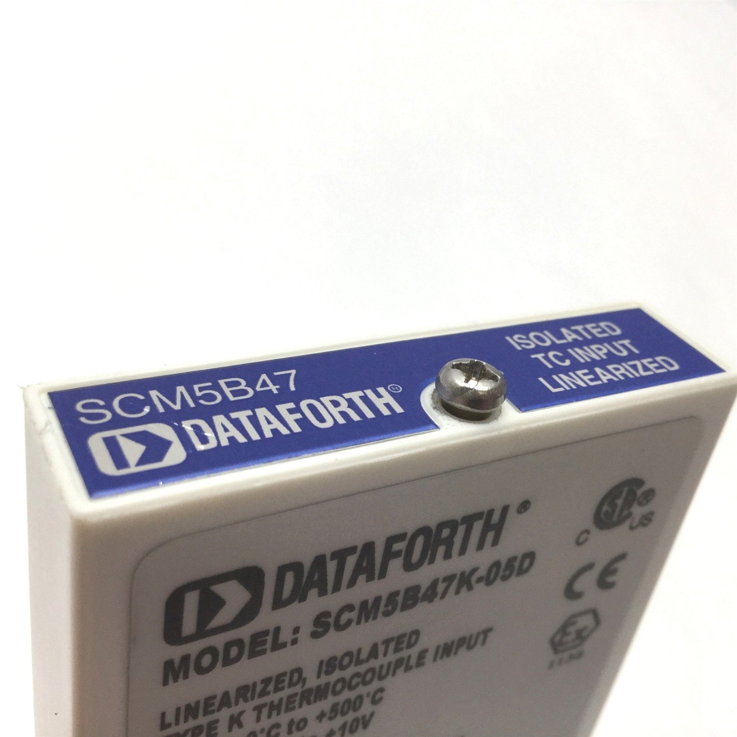 Used Dataforth SCM5B47K-05D Linearized Isolated Type K Thermocouple Input Module