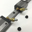 Used IKO LWES20 Precision Linear Ball Bearing Carriage Slides (2x) w/400mm Guide Rail