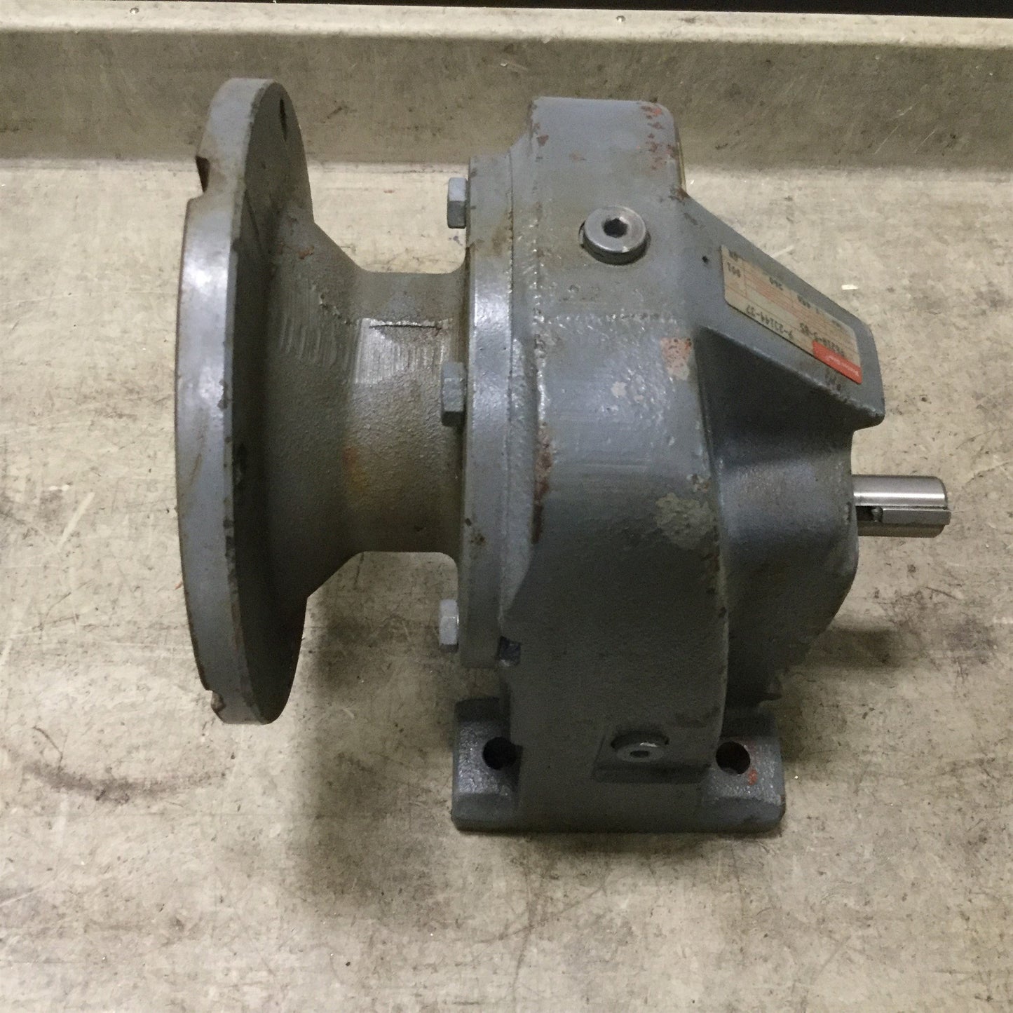 Used Boston Gear F621A-5-B5 Helical Gear Drive, Frame 56C, 5:1, 1750RPM, 260lb-in