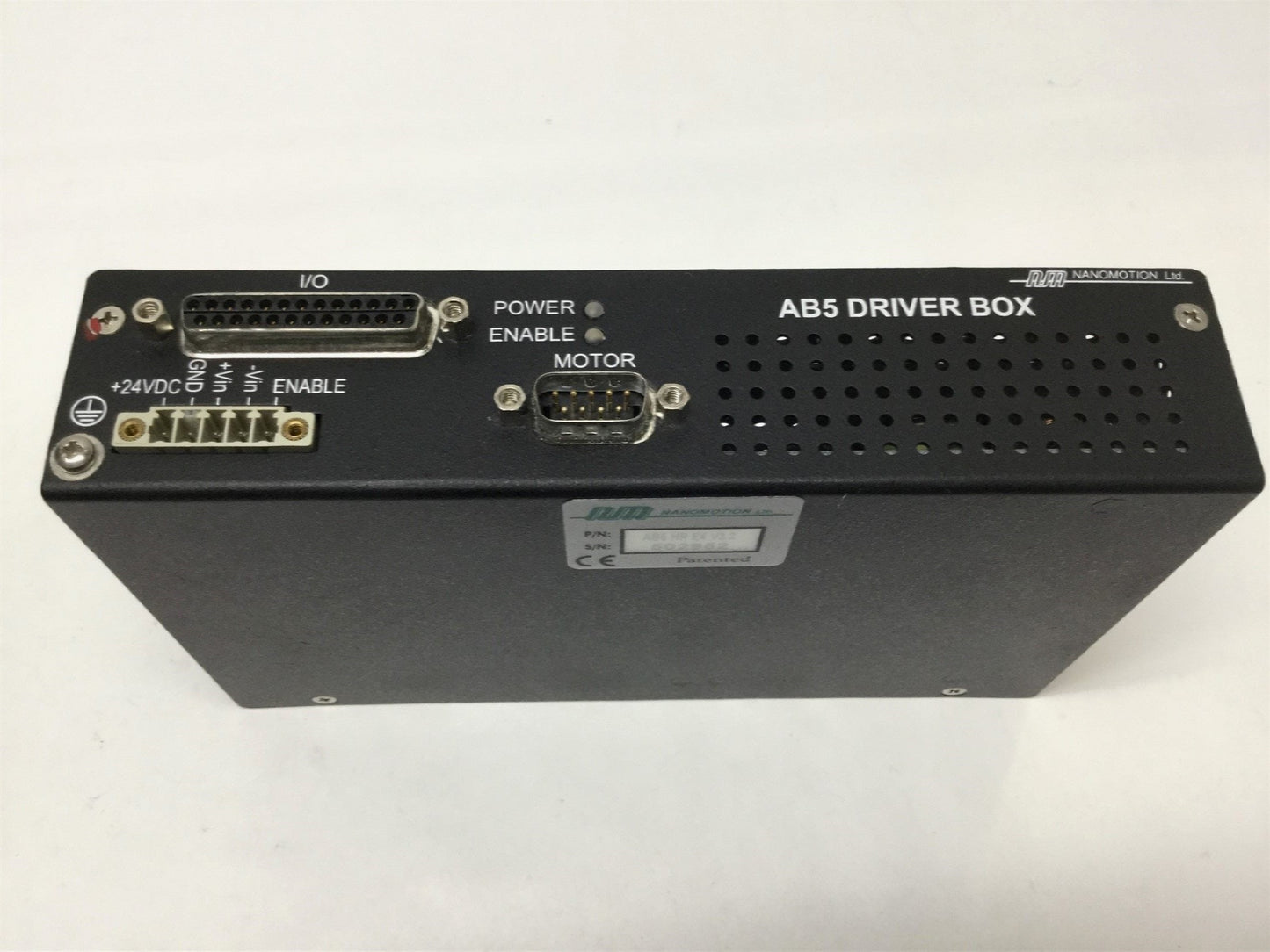 Used Nanomotion AB5-HR-E4 Piezoelectric Motor Driver Amplifier Box, Single-Axis