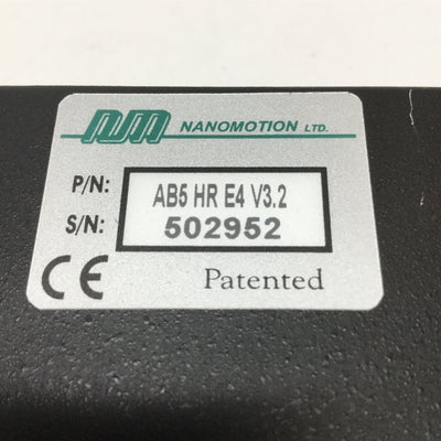 Used Nanomotion AB5-HR-E4 Piezoelectric Motor Driver Amplifier Box, Single-Axis