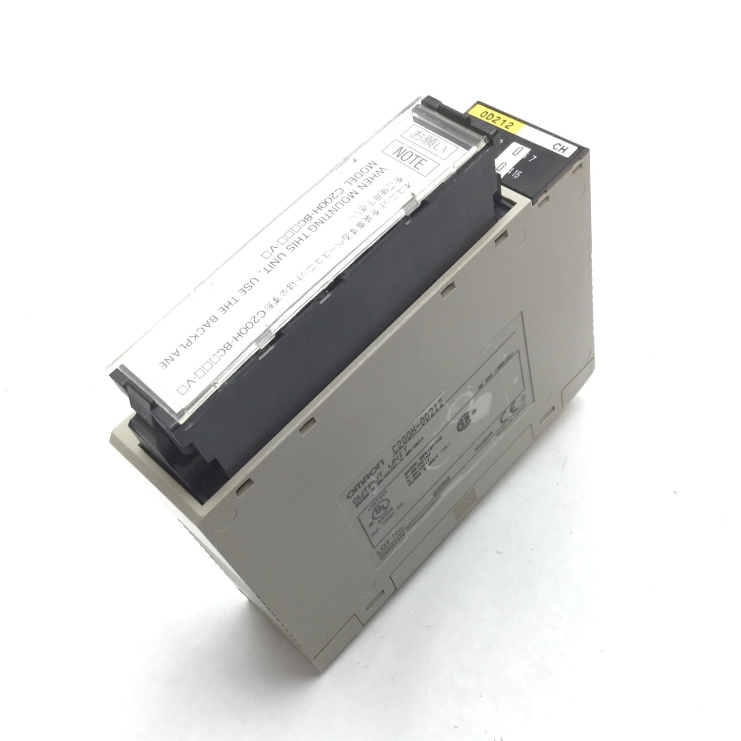 Used Omron C200H-OD212 PLC Output Unit Module, 16-Point, Rating: 24VDC 0.3A/Point