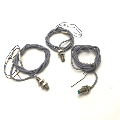 Used Lot of 3 Baumer IFR.08.26.35/L Proximity Sensors, Range 1.5mm, 10-30 Vdc, IP67