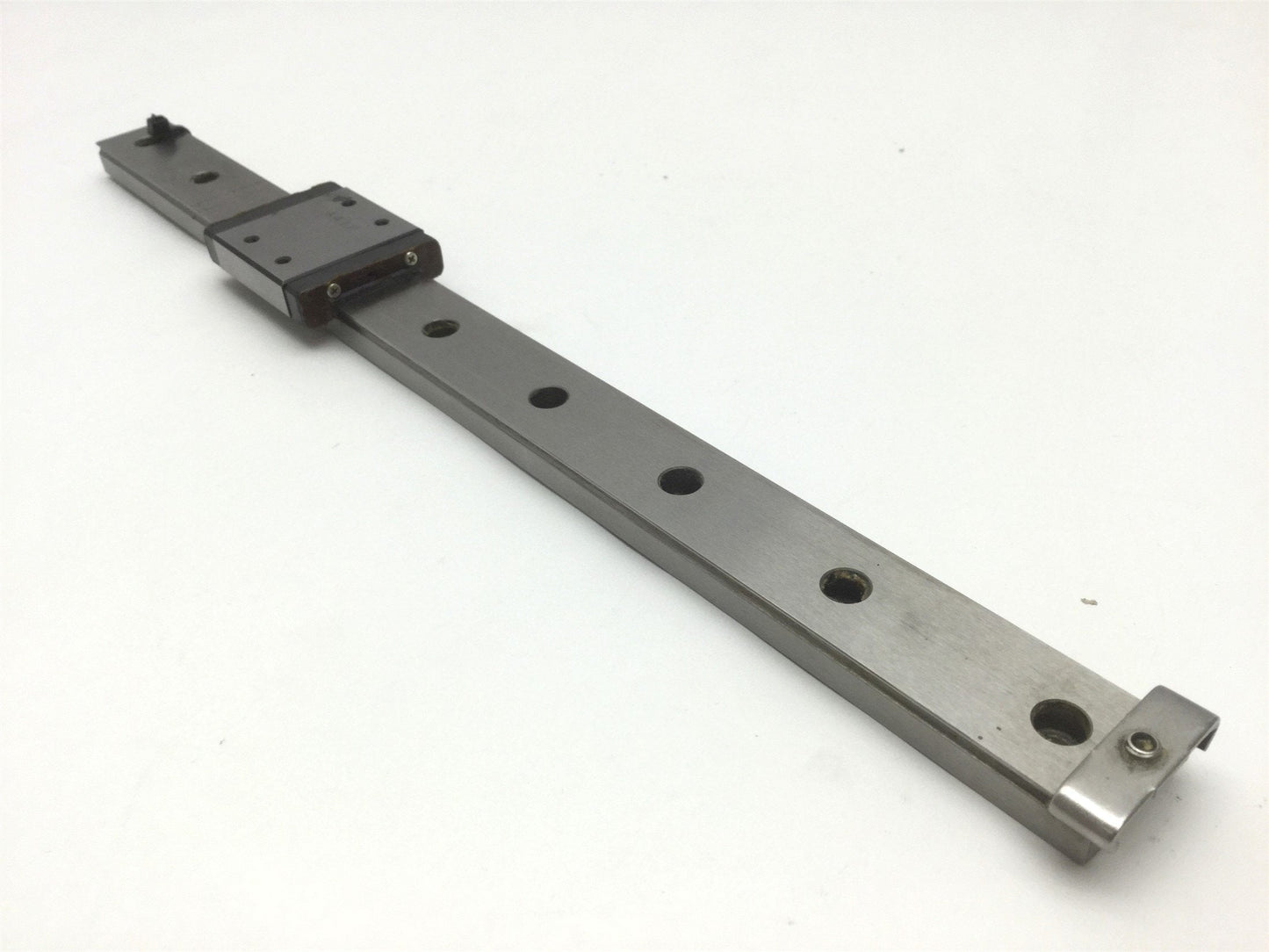 Used THK RSR-9WV Carriage on 260mm Long Rail, Dimensions: 12mm x 30mm x 38mm