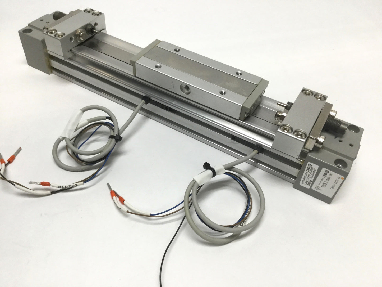 Used SMC MY1B25-100L Rodless Guided Cylinder Linear Slide 25mm Bore, 100mm Stroke