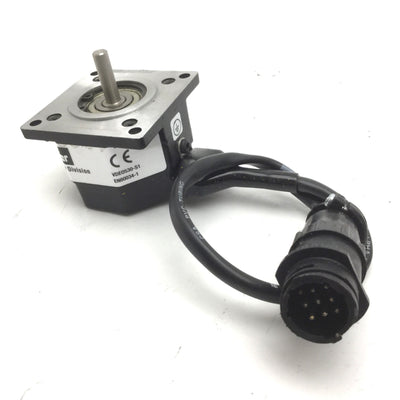 Used Parker OS2HB-SNFLY Step Motor, Shaft: 1/4", Speed: 1500 RPM, NEMA 23