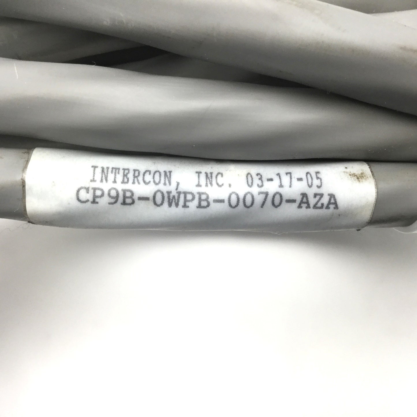 Used Intercon 1 CP9B-0WPB-0070-AZA Power Cable For GE Fanuc B2/4000IS-B4/4000IS Motor