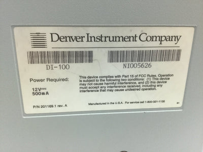 For parts or not working Denver Instruments DI-100 Scale Weighing Balance Capacity 100g *Parts*