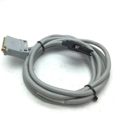 Used Yaskawa JZSP-OKI01-3 Servo Drive Cable 50-Pin SCSI to D-Sub 37