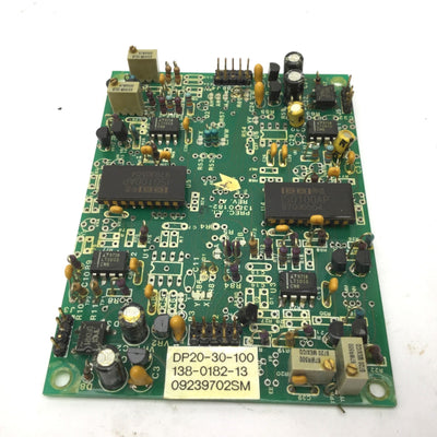 Used Dynatronix DP20-30-100 138-0182-13 09239702SM A/I Board, 138-0182-13 REV A