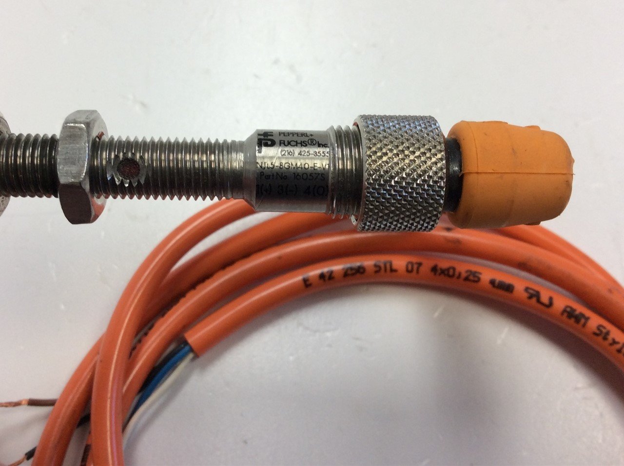 Used Pepperl+Fuchs NJ1.5-8GM40-E-V1 Inductive Sensor