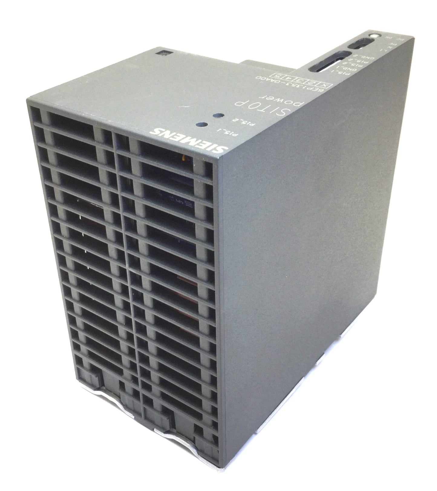 Used Siemens 6EP1353-0AA00 Power Supply, Input: 120/230VAC, 50/60Hz, 1.8/0.95A