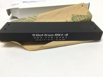 New Del-Tron RS1-4 Crossed Roller Linear Slide, 4" Travel Stroke, 308 lbs Max Load