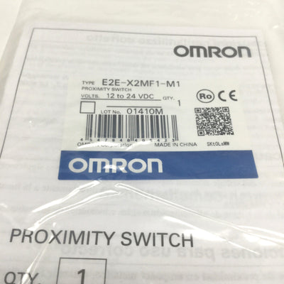 New Omron E2E-X2MF1-M1 Inductive Proximity Sensor Switch 2mm Range, PNP NO, 12-24VDC