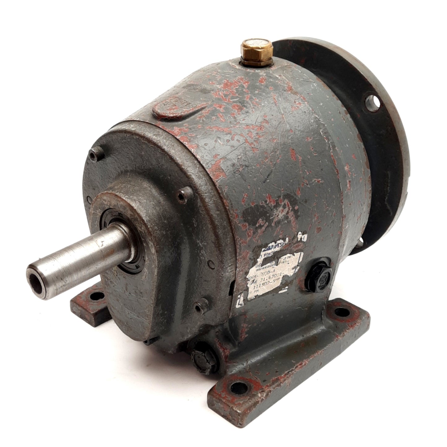 Used IPTS HQD-A Helical Gear Speed Reducer, Ratio: 21.420:1, 1.81HP, ID: 7/8"