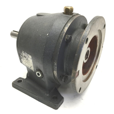 Used IPTS HQD-A-56C Helical Gear Speed Reducer, Ratio: 21.420:1, *Bushing Is Stuck*