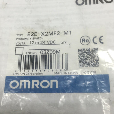 New Other Omron E2E-X2MF2-M1 Inductive Proximity Sensor Switch 2mm Range, PNP NC, 12-24VDC