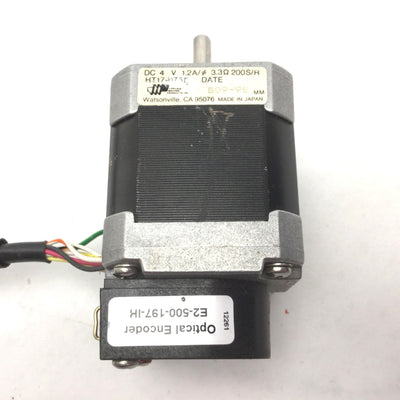 Used Applied Motion Products HT17-075D Step Motor w/Optical Encoder E2-500-197-IH