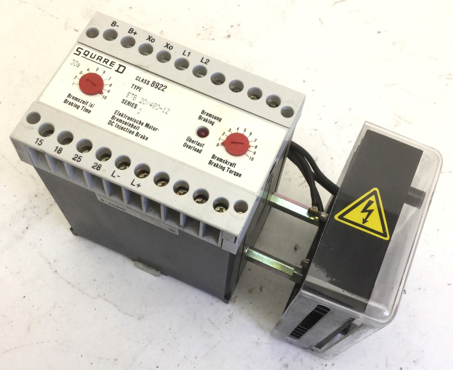 New Square D ETB 20/480-12 DC Injection Brake Module, Series D, Class 8922