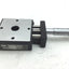 Used Del-Tron 301-X Ball Slide Micrometer Positioning Stage, Travel: 0.5" Load: 12lb