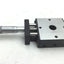 Used Del-Tron 301-X Ball Slide Micrometer Positioning Stage, Travel: 0.5" Load: 12lb