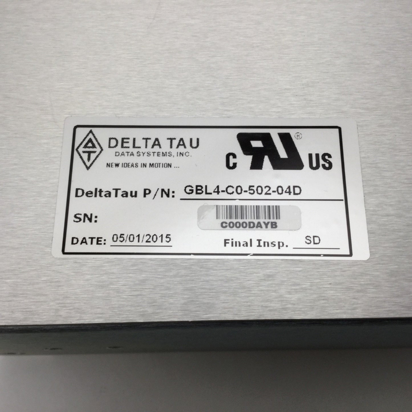 Used Delta Tau GBL4-C0-502-04D Geo Brick Drive 4 Axis, 110-240VAC 3 Phase, 5A Cont.