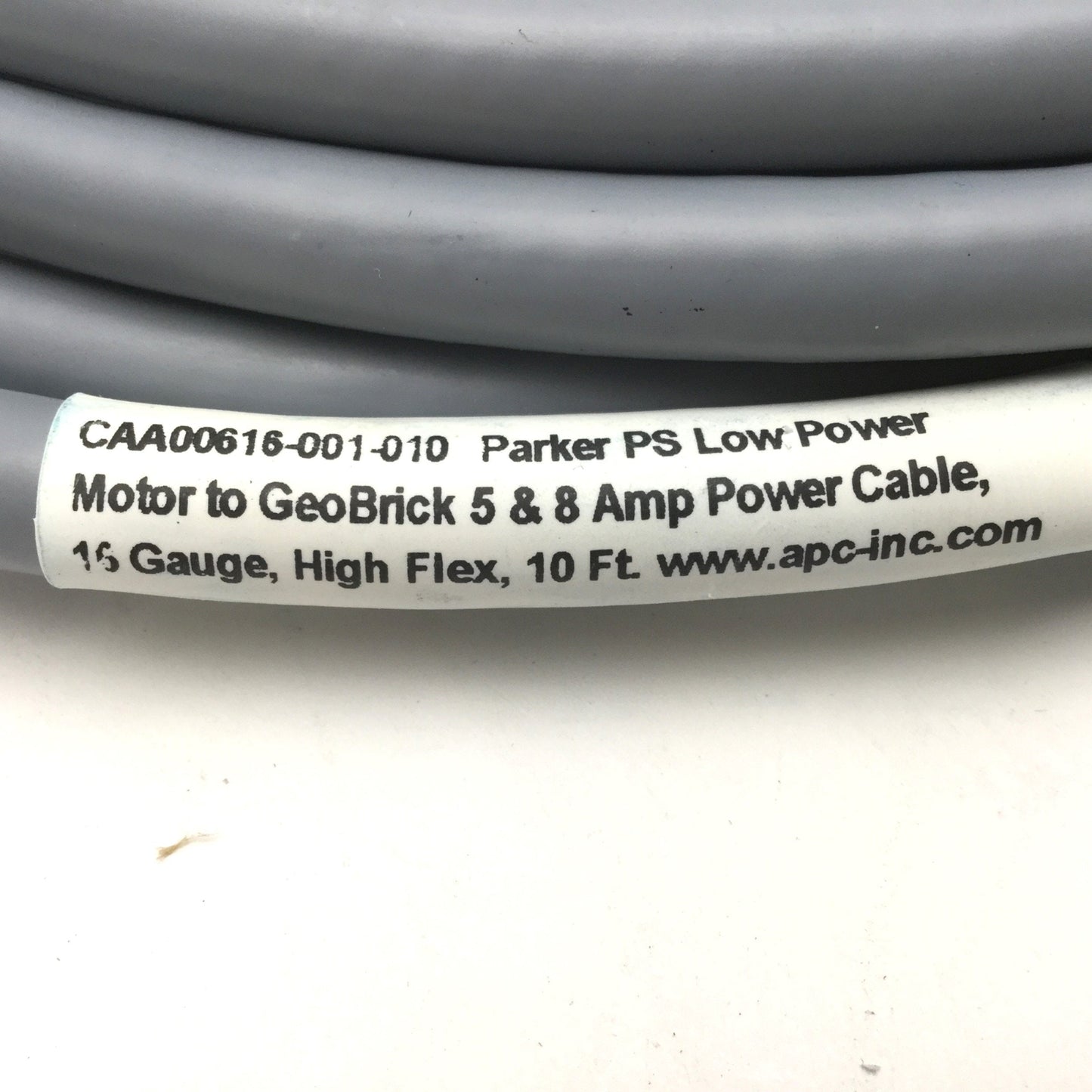 New APC CAA00616-001-010 Parker PS Low Power Motor To GeoBrick 5 & 8 Amp Power Cable