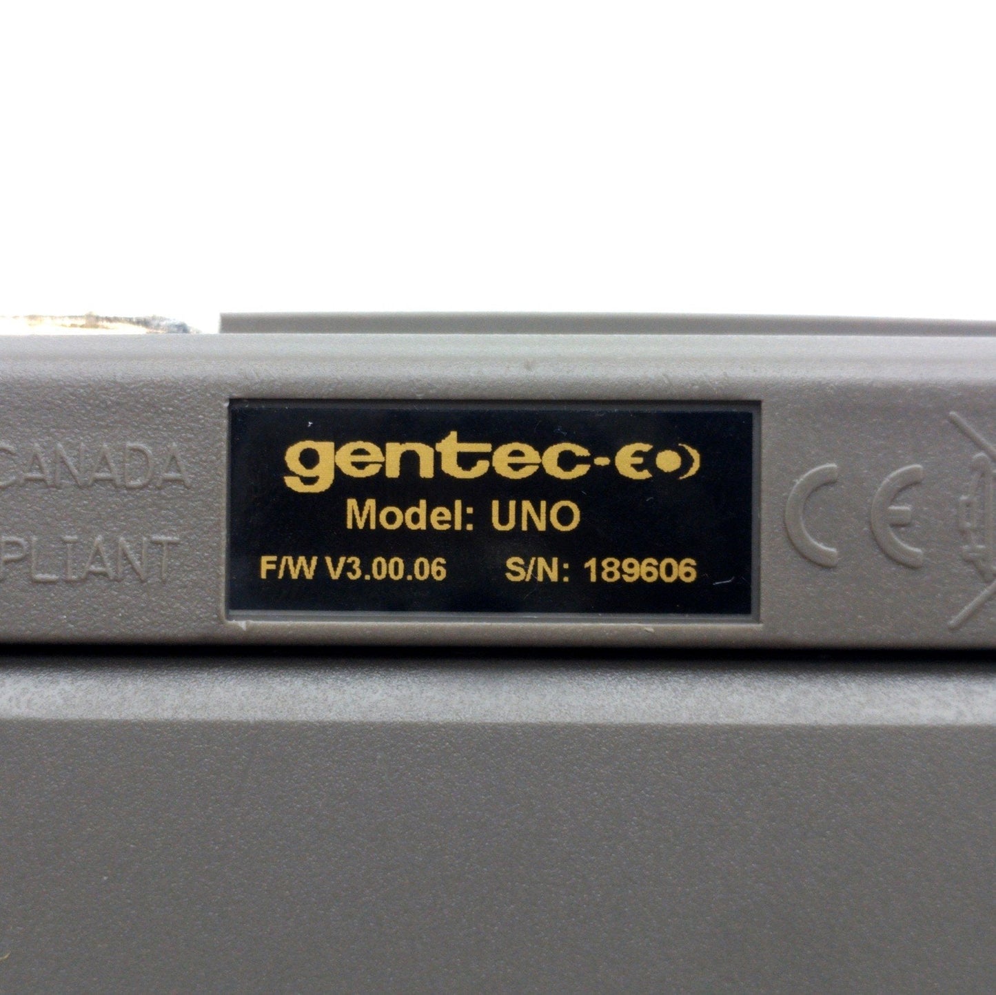 Used Gentec-eo UNO Laser Power Meter, 10nW-10kW ñ1%, 9VDC *Bad Battery Compartment*