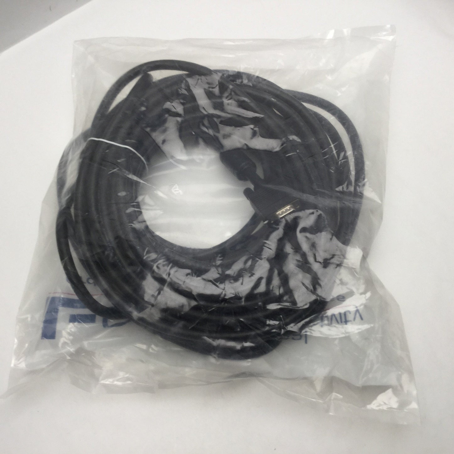 New L-Com CTLF3VGAMM-50 VGA Cable HD15 Male to Male, Length 50', Ferrite Cores Black