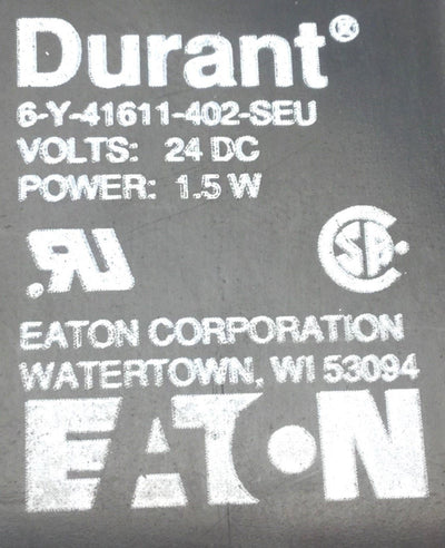 New Other Durant Eaton 6-Y-41611-402-SEU Counter, 6 Digit Electronic Totalizer, 24VDC