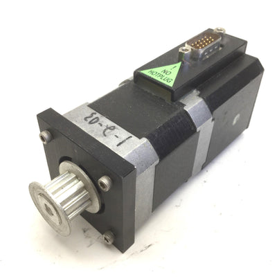 Used Quicksilver SilverMax S17H-3-E-01 Servo Motor, Nema 17, 15-PIN, 48VDC, 4A