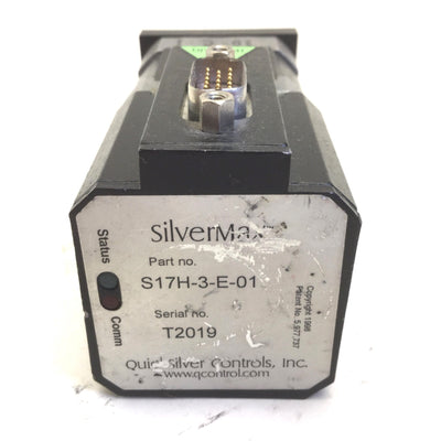 Used Quicksilver SilverMax S17H-3-E-01 Servo Motor, Nema 17, 15-PIN, 48VDC, 4A