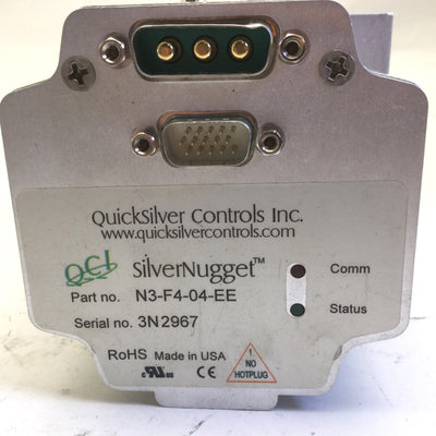 Used Quicksilver N3-F4-04-EE SilverNugget Servo Controller/Driver *Broken Mount*