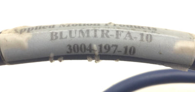 Used Applied Motion BLUMTR-FA-10 3004-197-10 Servo Motor Power Cable Length: 10'