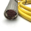 Used Parker 71-021626-10 Rev B Shielded Power Cable, Length: 7 Feet, 6-Pin to Leads