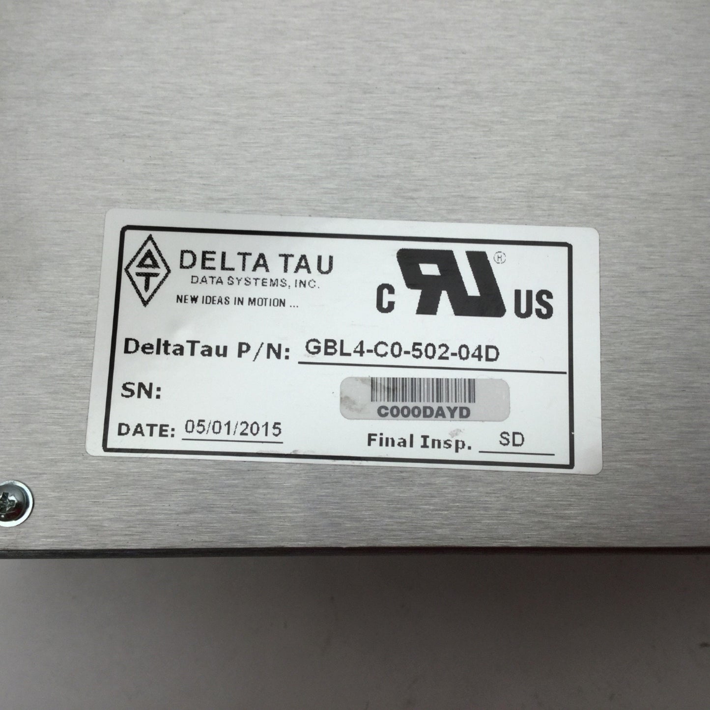 Used Delta Tau GBL4-C0-502-04D Geo Brick Drive 4 Axis, 110-240VAC, 3 Phase, 5A Cont.