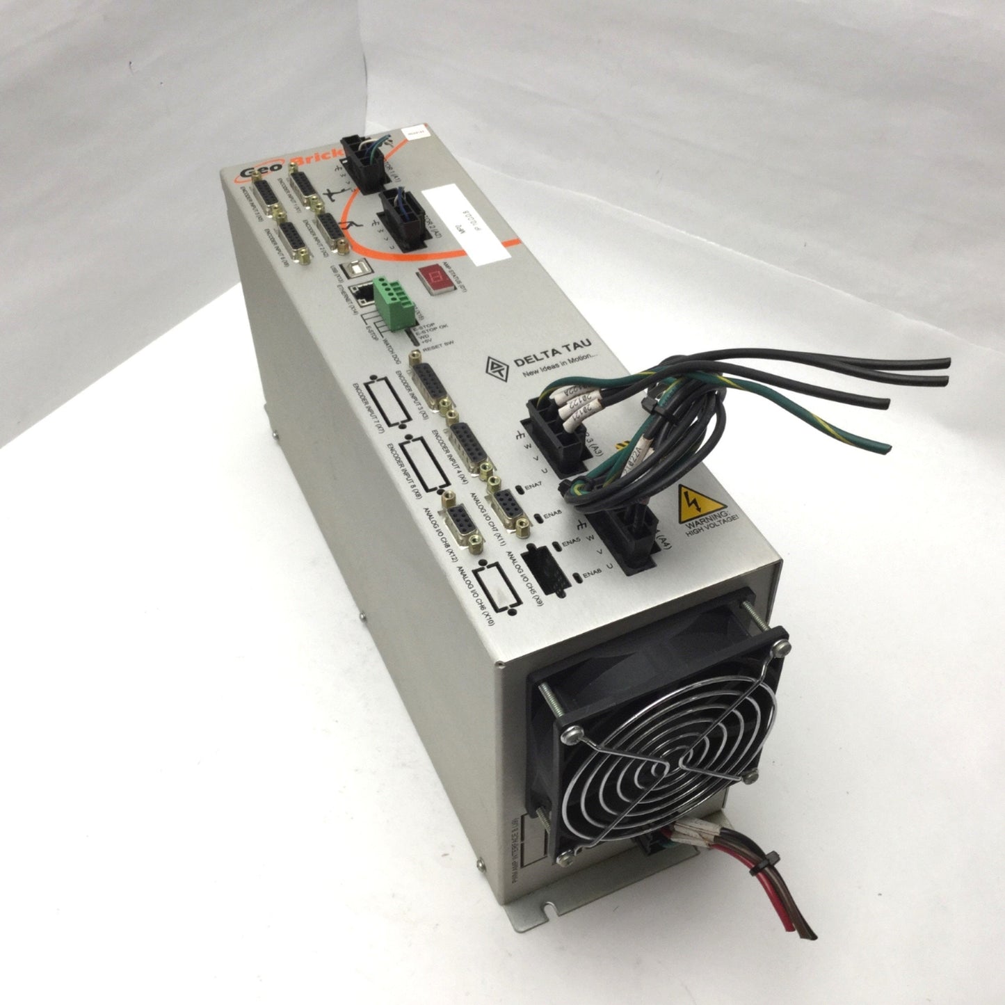 Used Delta Tau GBL4-C0-501-03D Geo Brick Drive 4 Axis, 110-240VAC, 3 Phase, 5A Cont.