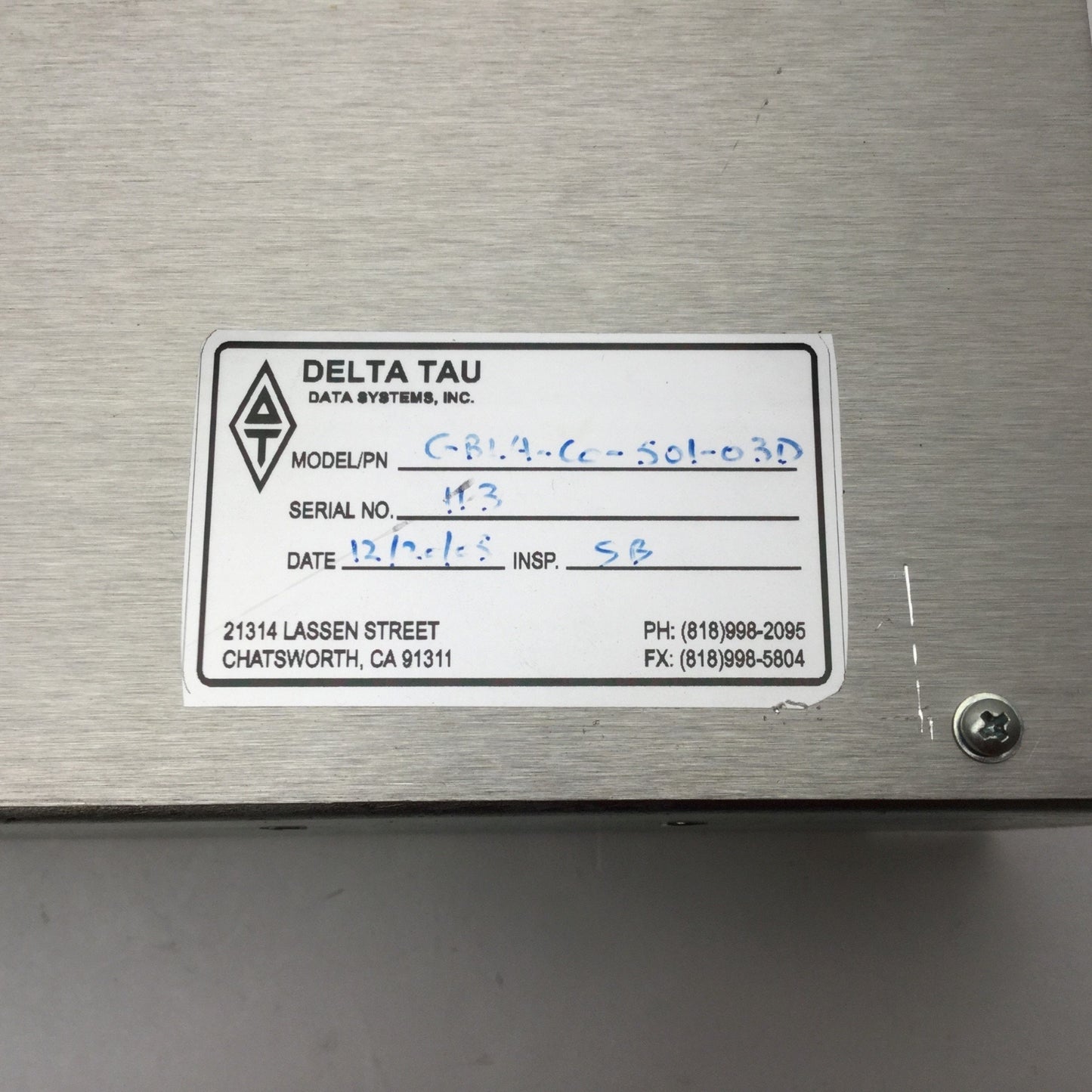 Used Delta Tau GBL4-C0-501-03D Geo Brick Drive 4 Axis, 110-240VAC, 3 Phase, 5A Cont.