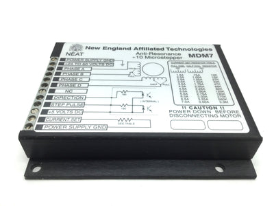 Used NEAT MDM7 Anti-Resonance ö10 Microstepper, Voltage: 24-60VDC, 12 Screw Terminals