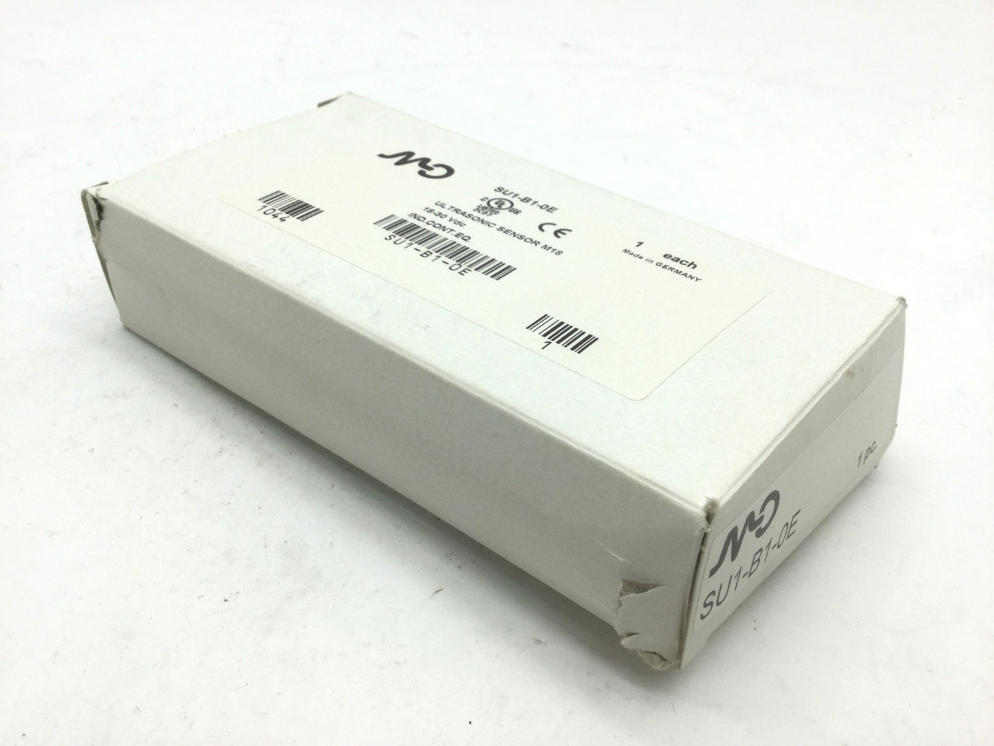 New Automation Direct SU1-B1-0E Ultrasonic Sensor 0-10VDC 18mm x 90mm, 4-Pin M12